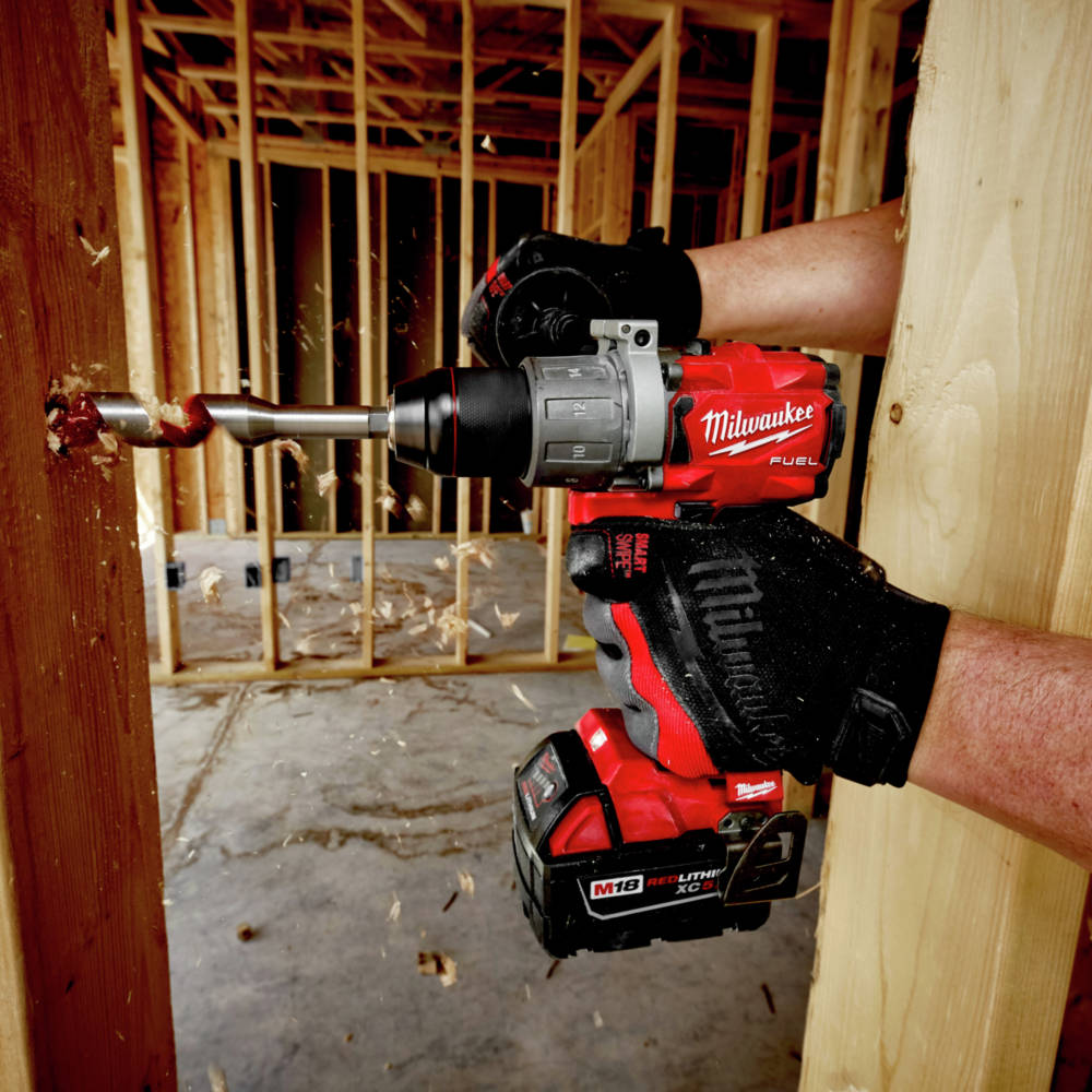 Milwaukee 2804-20 M18 FUEL Lithium-Ion 1-2 in. Cordless Hammer Drill ...