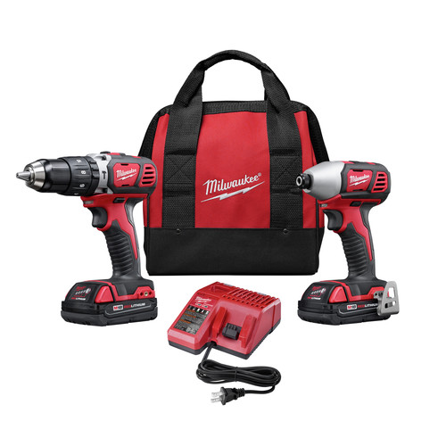 Milwaukee 269722CT M18 LithiumIon 12 in. Compact Hammer Drill and